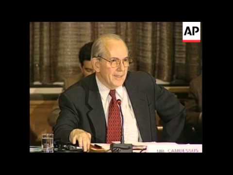 USA: WORLD BANK CHIEF WOLFENSOHN PRESS CONFERENCE