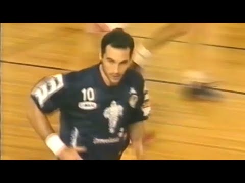 Dos goles de Cesar Montes a Kasper. Recopa 2000/01. Valladolid-Ademar. Semifinal-Vta. Valladolid