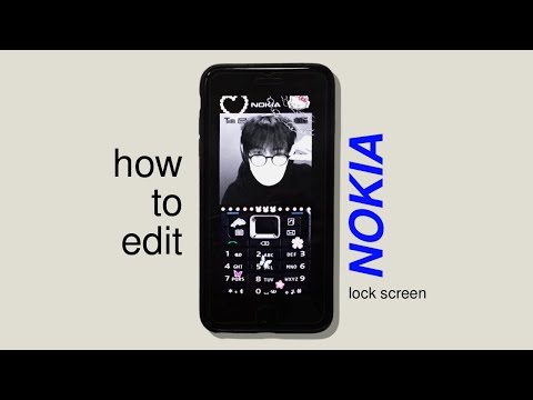 how to edit the trendy “nokia” wallpaper ☻