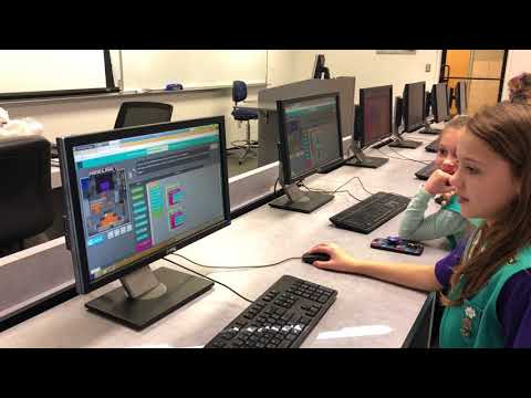TU students host Hour of Code for area Girl Scouts