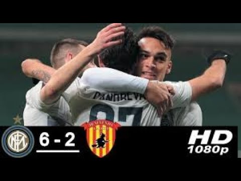 Inter Milan vs Benevento 6-2 l All Goals & Extended Highlights l