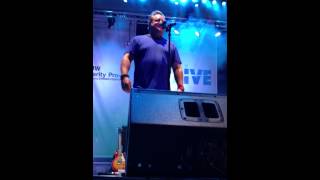 Steve Azar at the BMW 2013 singing &quot;I Don&#39;t Have To Be Me Til Monday&quot;