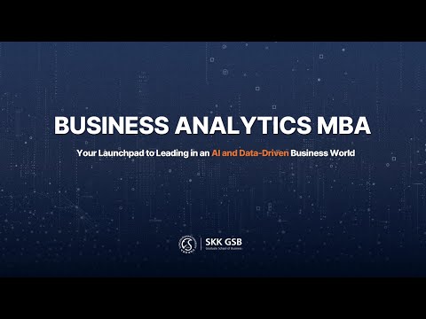 Business Analytics MBA Info Session