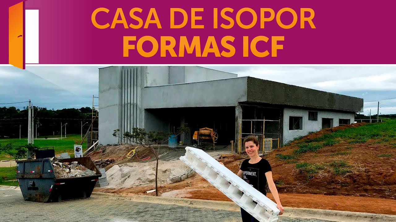 Casa de Isopor em Construção - sistema ICF