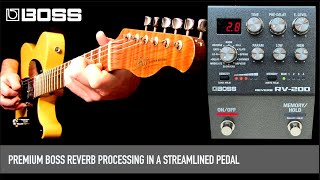 Video thumbnail for BOSS RV-200 Reverb by Mike Hermans