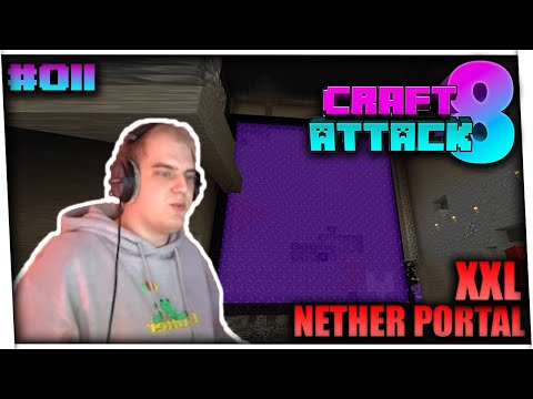 DAS GRÖßTE PORTAL in CRAFT ATTACK 8 😱 + BAU der VAMPIR BASE 🧛🦇 | Craft Attack 8 #011 | NebelNiek