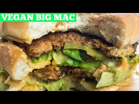 Vegan Big Mac!! Exact copycat recipe to fool anyone!