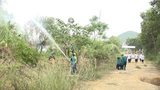 Phường Nam Sơn tổ chức Diễn tập phòng cháy, chữa cháy rừng cấp phường năm 2023.