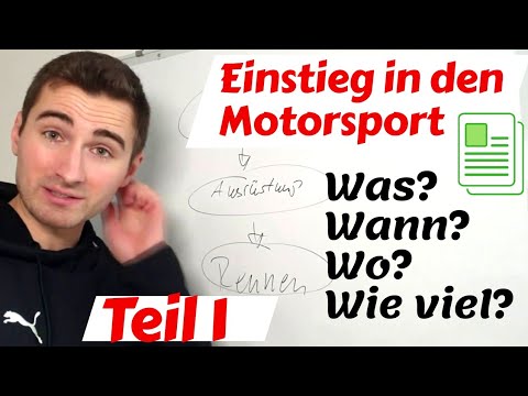Einstieg in den Motorsport! Was tun? Welche Kosten? - Teil 1 (4K)