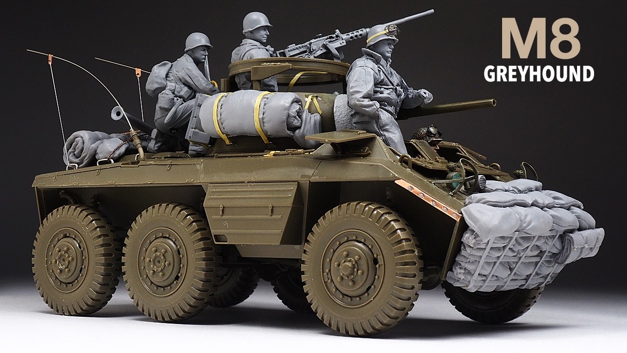 M8 GREYHOUND - Part 1 - 1/35 TAMIYA - [ model building ]