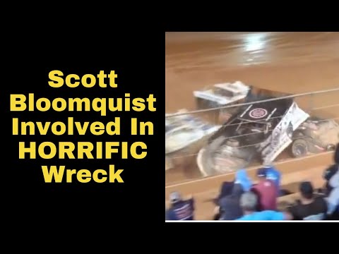 Scott Bloomquist Involved In HORRIFIC Wreck During Hunt The Front Race at Ultimate
