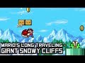 Mario S Long Traveling Giant Snowy Cliffs Super Mario World ROM Hack