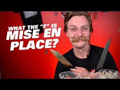 MISE EN PLACE with the ultimate HIPSTER KNIFE (KIRITSUKE)