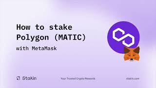 How To Stake Polygon (Matic) with MetaMask 