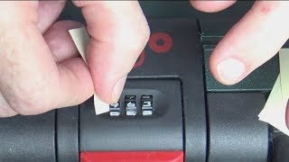How to Unlock Ergo Suitcase With Combination + How To Change Lock Number