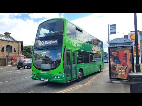 [HD WS] *COOLING FAN* Transdev Keighley Bus Company 2758 (PJ05 ZWE) On The Aireline 60