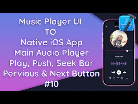 #10 Music Player App Main Audio Player with SwiftUI | Native iOS