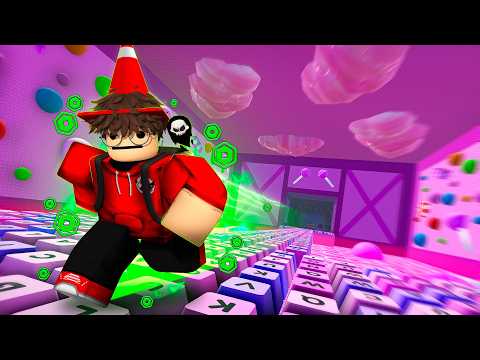 I used unlimited Robux to beat the Sweet Keyboard.