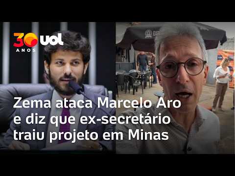 Zema chama saída de Marcelo Aro de ‘traição’ após disputa pelo governo de MG