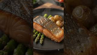 Salmon PASSADO NA MANTEIGA  #SHORTS #VIRAL #FOOD #SABOR