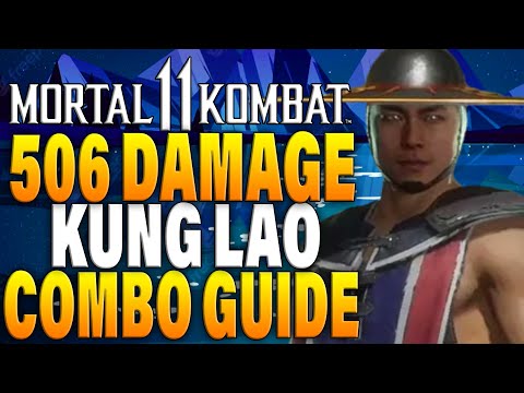 Mortal Kombat 11 Kung Lao Combos - MK11 Kung Lao Combo Tutorial - Daryus P