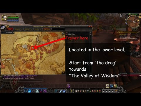How to Find Herbalism Trainer in Orgrimmar