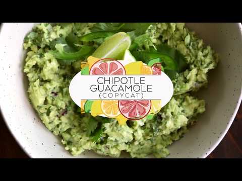 Chipotle Guacamole Recipe Copycat