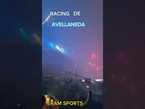 "CALDERA SE VOLVIÓ EL CILINDRO LA MEJOR HINCHADA DEL AÑO #racingclub #conmebol  #copalibertadores" Barra: La Guardia Imperial &bull; Club: Racing Club