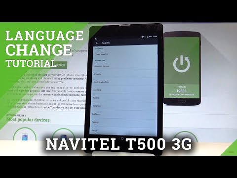 How to Change Language on NAVITEL T500 3G - Language Settings |HardReset.Info