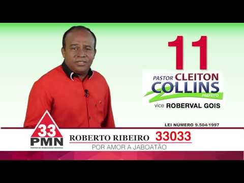 ROBERTO RIBEIRO 33033 - JABOATÃO DOS GUARARAPES - FRENTE POR AMOR A JABOATÃO -