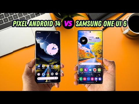 Samsung's One UI 6.0 Vs Google Pixel's Android 14 - Which offers better Animations ???