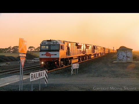 SCT 7MP9 With Boxcars, Containers & QUBE Steel Wagons (11/2/2024) - PoathTV Trains In Australia