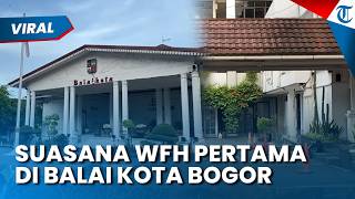 SUASANA HARI Pertama WFH di Balkot Bogor, Jalanan & Kantor Terlihat Lengang, Aktivitas ASN Menurun