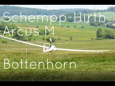 Schempp-Hirth Arcus M Takeoff from Bottenhorn Airfield