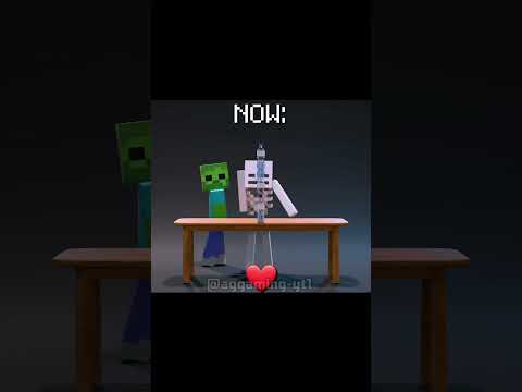 monster school OLD vs NEW #minecraft