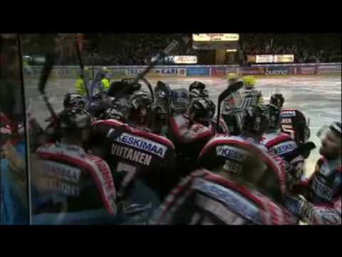8.4.2009 JYP - Kärpät 2-1 JA. Harri Pesonen (Nelosen kooste)