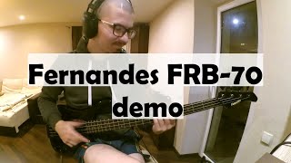 Video thumbnail for Fernandes FRB-70 Short Demo With Improvised Funk Riffs by Kiryl Plays Bass