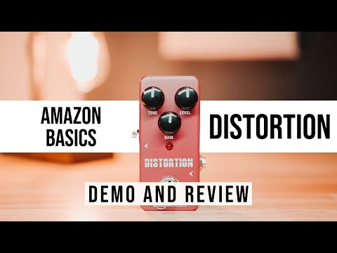Amazon Basics Distortion Guitar Pedal Demo & Review