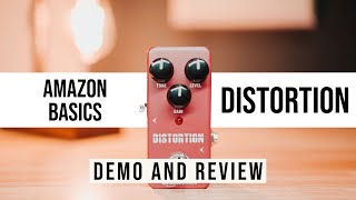 Video thumbnail for Amazon Basics Distortion Guitar Pedal Demo & Review by The Gear Cage