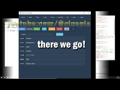 Style from ttkbootstrap |Simple Translator Demo