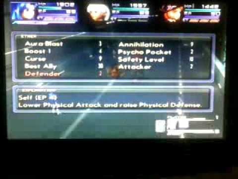 Xenosaga Episode 2 Facing Baal Zebul at Lv.69 w/o Boost Max Part 2/11