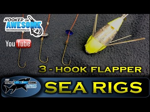 Sea Fishing Rigs - THE 3 HOOK FLAPPER - TAFishing Show