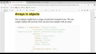 Download the video "Javascript - My learning- objects and arrays"