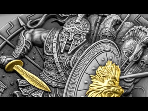 ARES Gods 1 Kg Kilo Silver Collectible Coin $80 Niue 2022 Mint of Poland Mythology metal Art