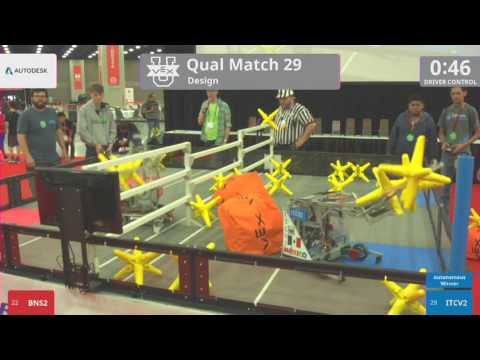 2017 VEXU Design Q29 - BNS2 vs ITCV2 - 25 to 12