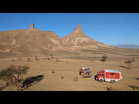 2023/22 mit Alf in Marokko IVECO 90-16 Pausentag im Camp in Foum-Zguid