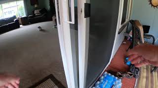 how to open sliding glass door 101