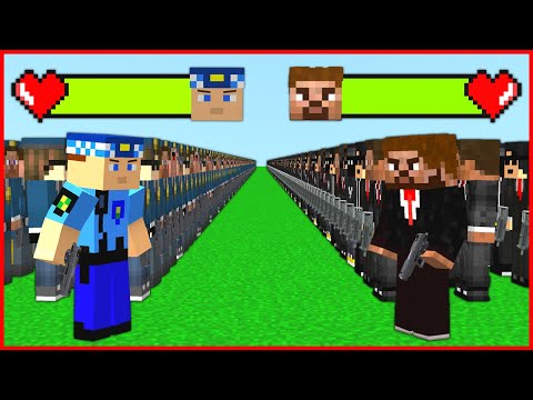 KEREM COMMISSIONER ARMY VS POOR ARMY! 😱 - Minecraft