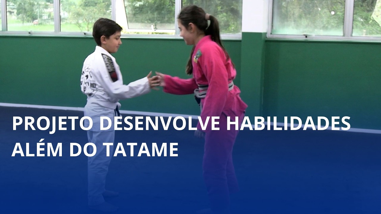 Jiu jitsu para todos. Projeto desenvolve habilidades além do tatame