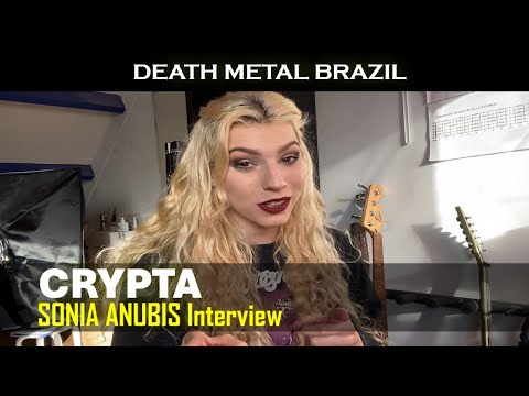 CRYPTA Sonia Anubis Interview on band history, Cobra Spell, guitar lesson classes, hobbies and more